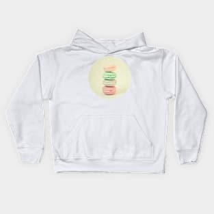 Four Macarons Kids Hoodie